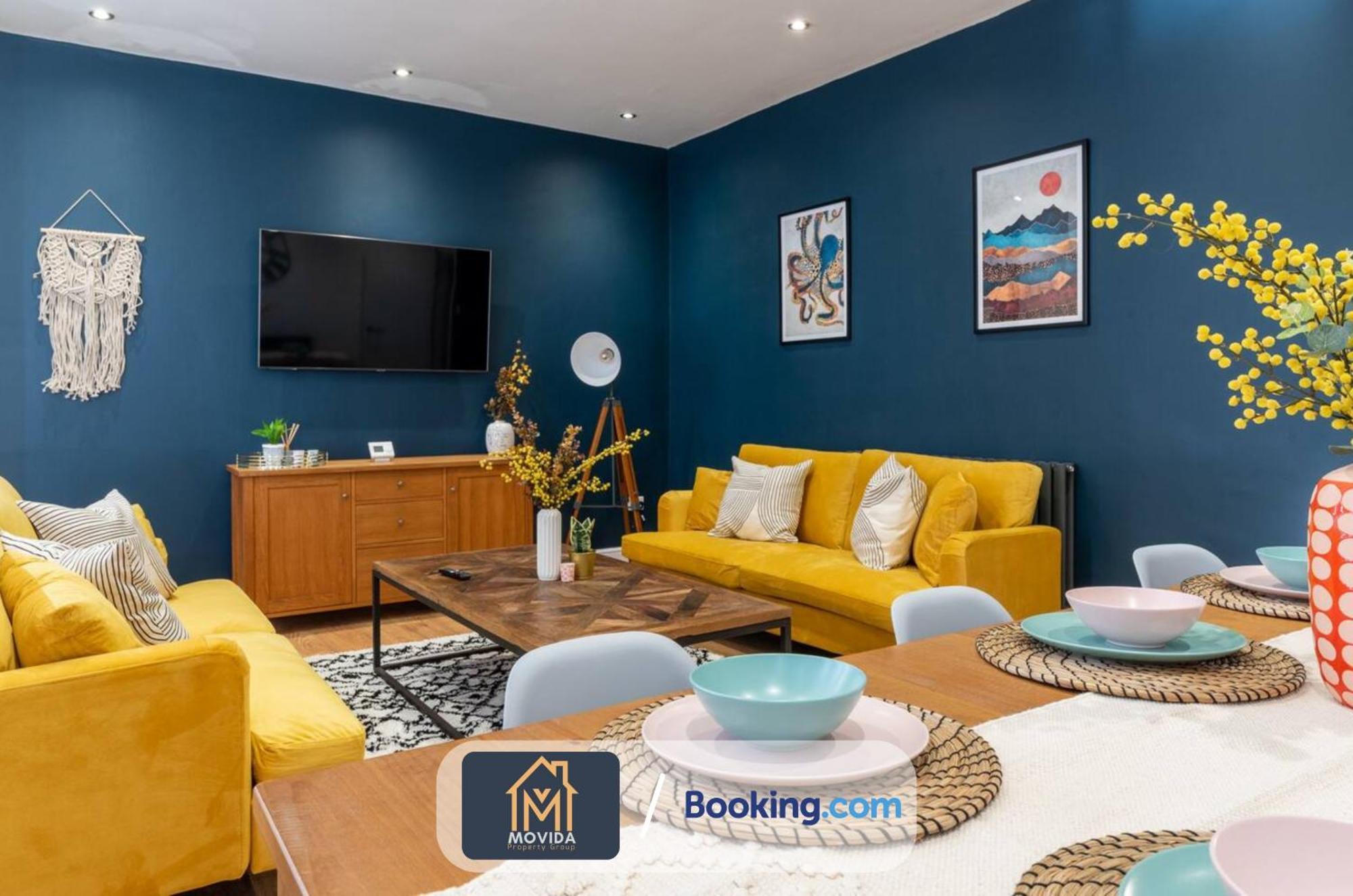 Central Elegant Three Bed Duplex By Movida Property Group Short Lets & Serviced Accommodation Харрогейт Экстерьер фото