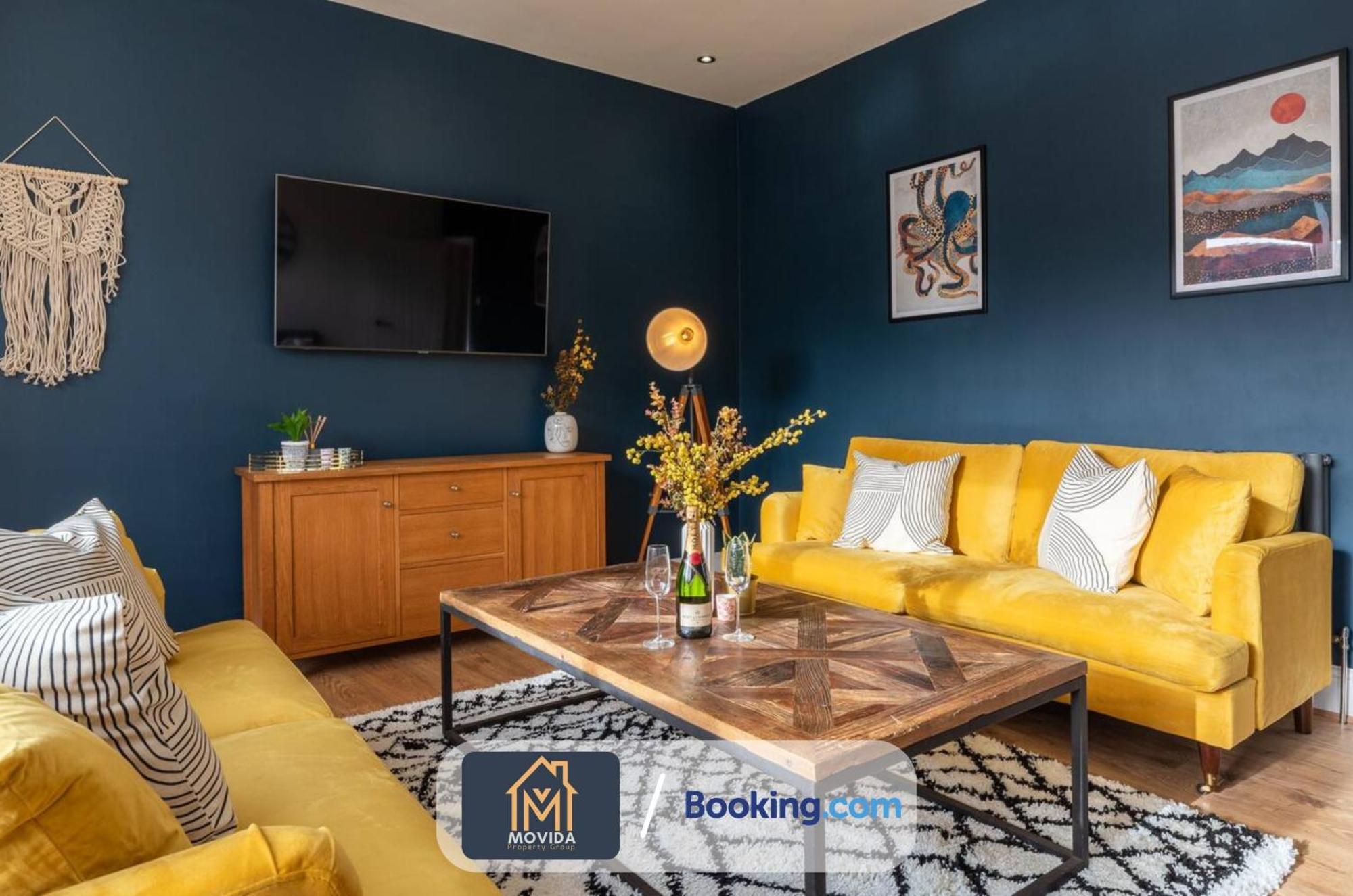 Central Elegant Three Bed Duplex By Movida Property Group Short Lets & Serviced Accommodation Харрогейт Экстерьер фото