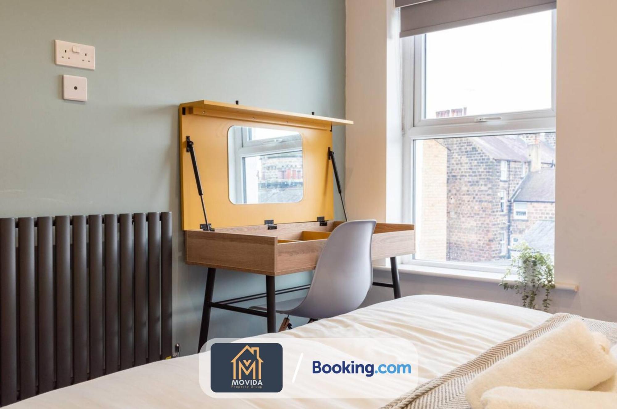 Central Elegant Three Bed Duplex By Movida Property Group Short Lets & Serviced Accommodation Харрогейт Экстерьер фото